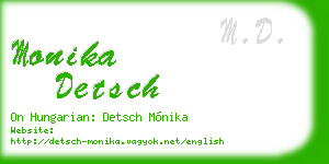 monika detsch business card